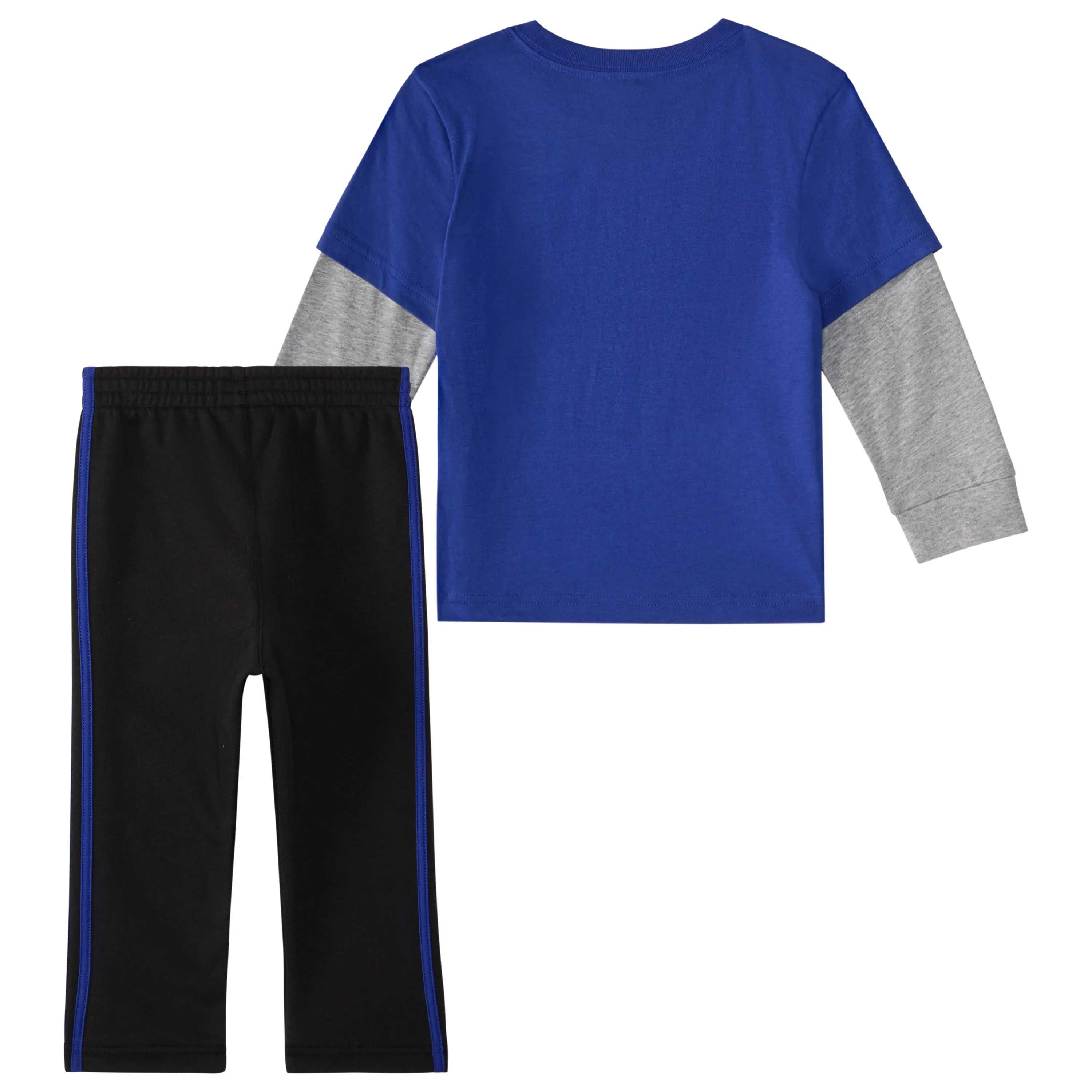 Adidas Graphics Layered Cotton Tee Pant Set