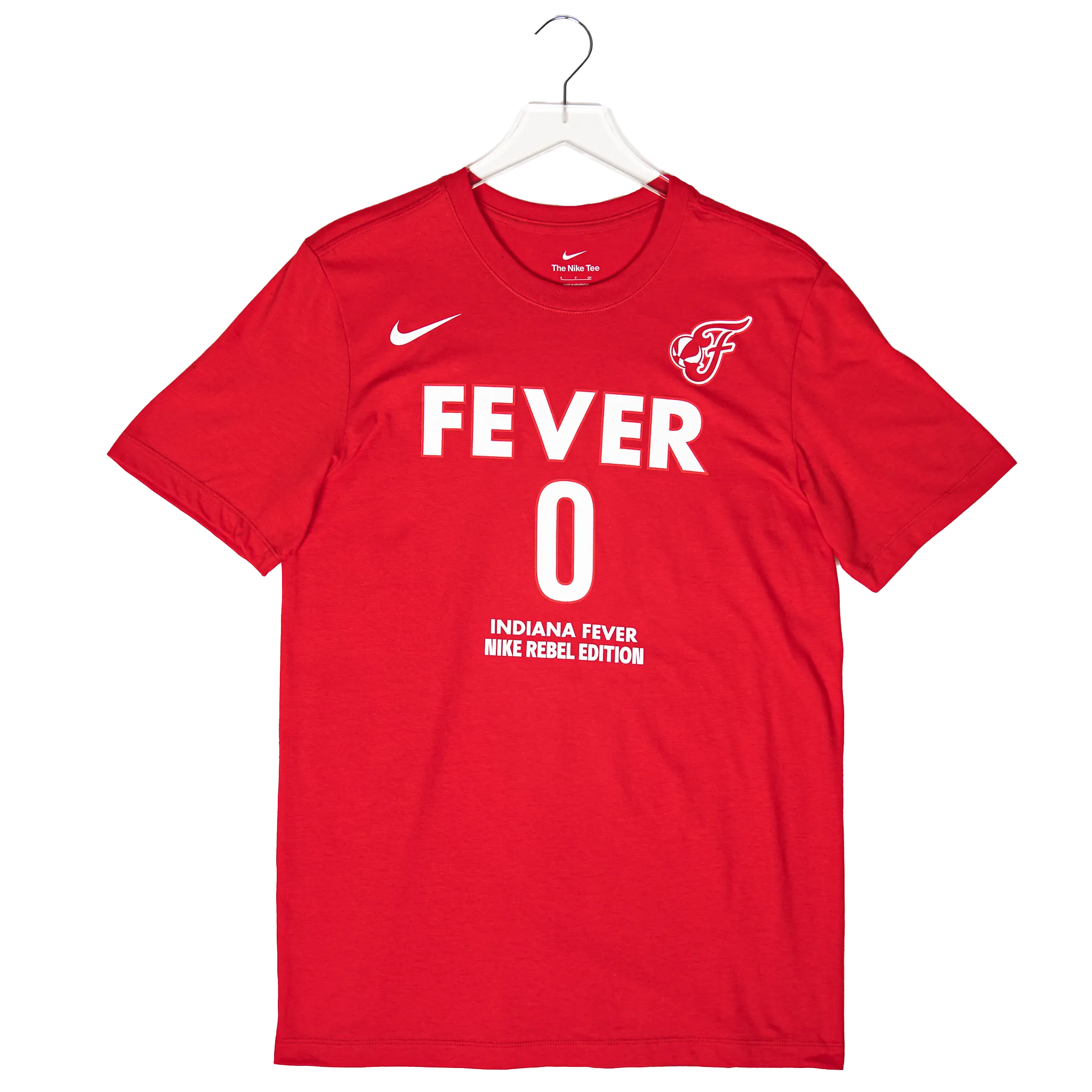 Adult Indiana Fever #0 Kelsey Mitchell Rebel Name and Number T-Shirt by Nike