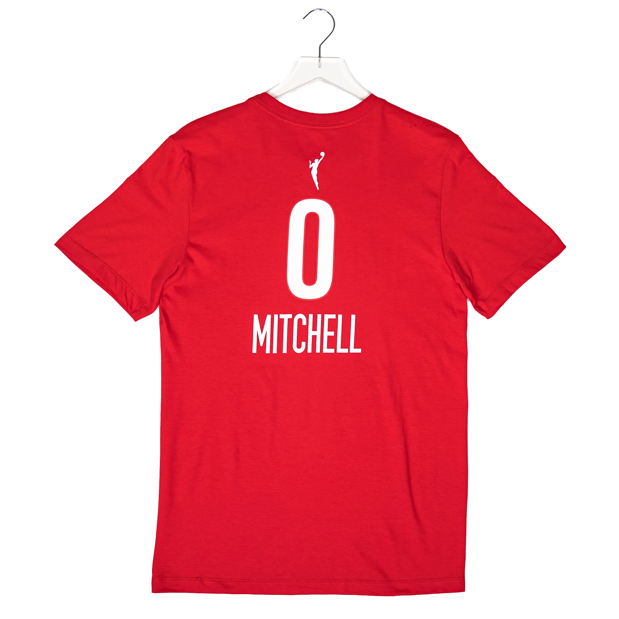 Adult Indiana Fever #0 Kelsey Mitchell Rebel Name and Number T-Shirt by Nike