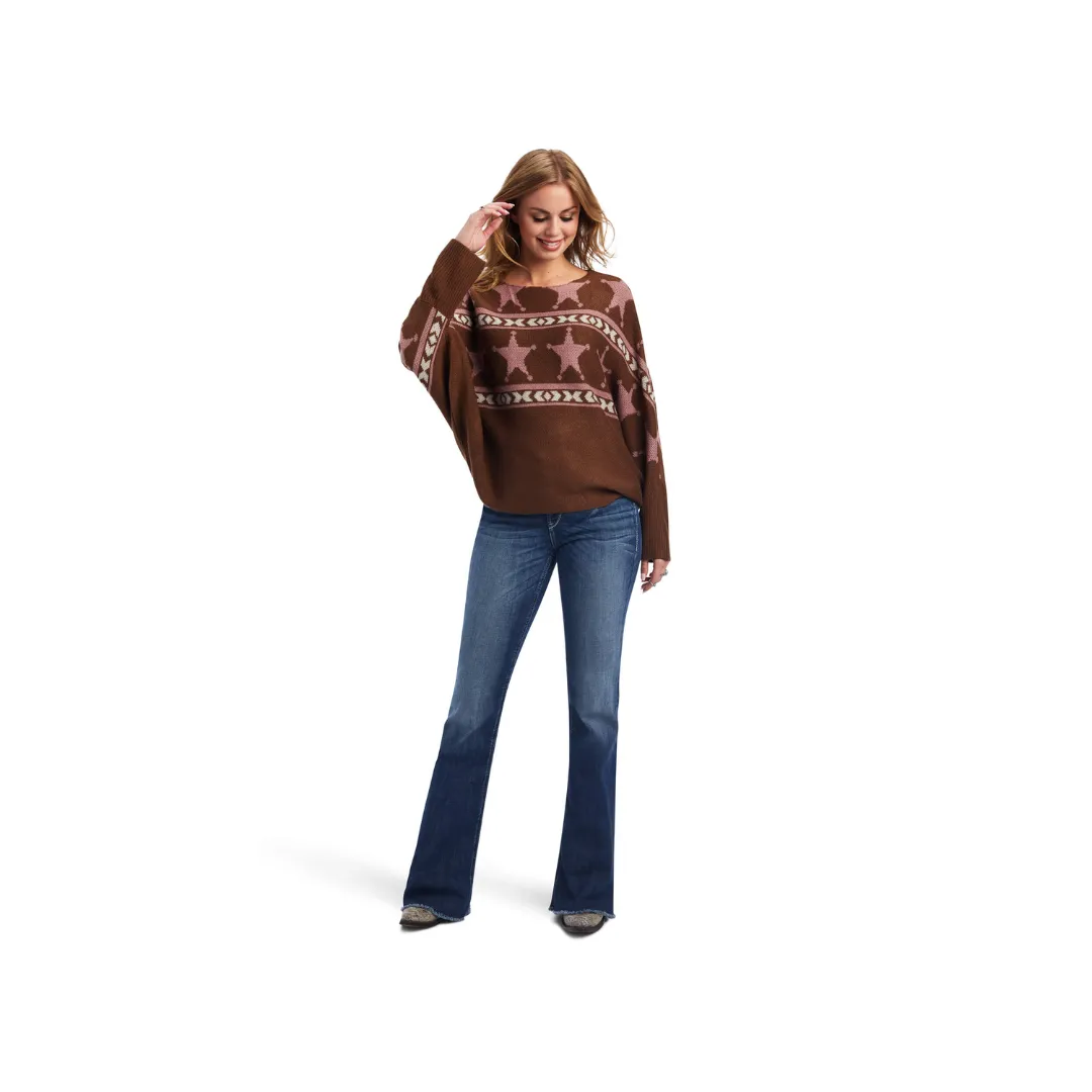 Ariat Women's Lawless  Fondue Fudge Sweater
