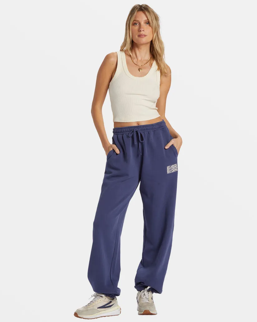 Billabong Palmin Elastic Waist Joggers - I SEA INDIGO