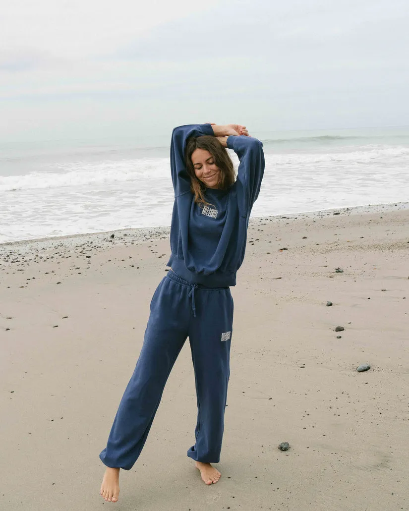 Billabong Palmin Elastic Waist Joggers - I SEA INDIGO