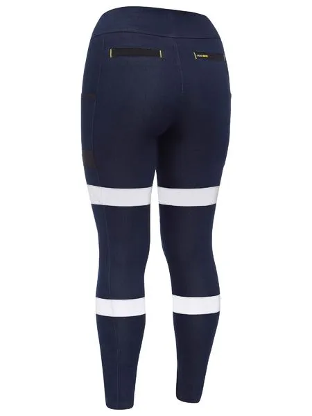 Bisley Womens Flex & Move Jegging Pants c/w Stretch Reflective Tape BPL6026T