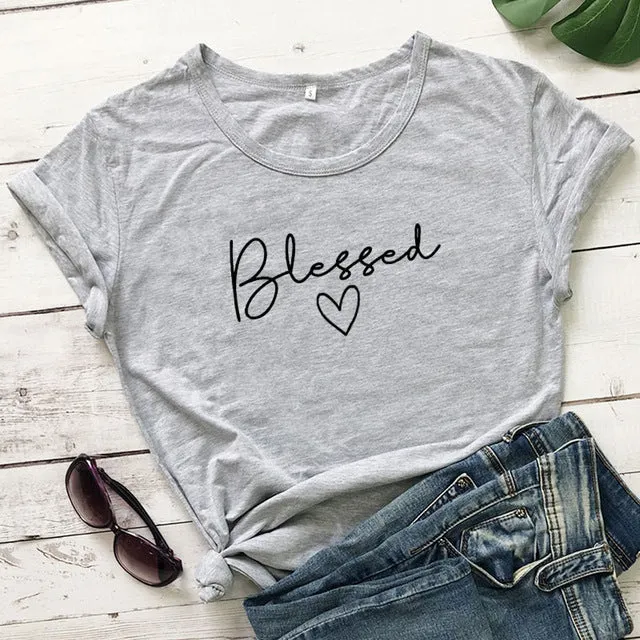 Blessed Heart Christian Statement Shirt