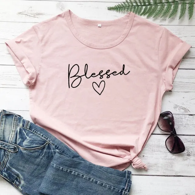 Blessed Heart Christian Statement Shirt