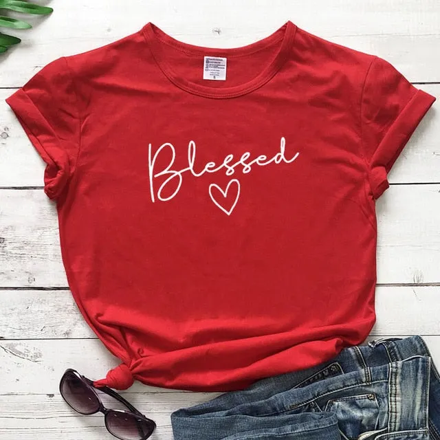 Blessed Heart Christian Statement Shirt