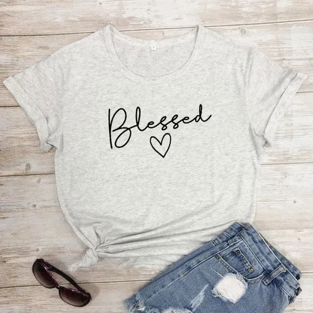 Blessed Heart Christian Statement Shirt