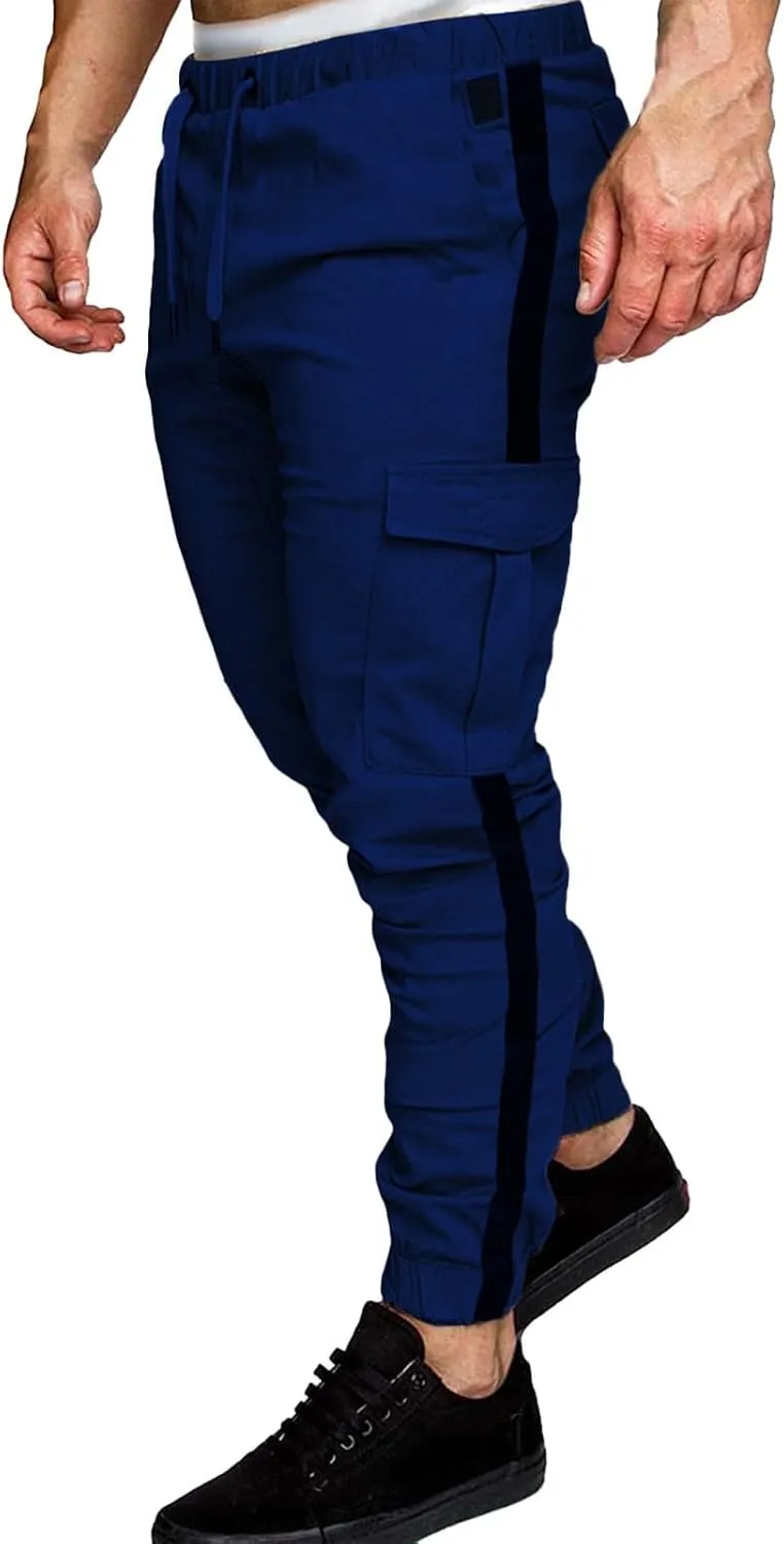 Cargo Pants for Men Baggy Relaxed Casual Sweatpants Classic Tactical Pants Multi Pockets Twill Sport Hiking Pants