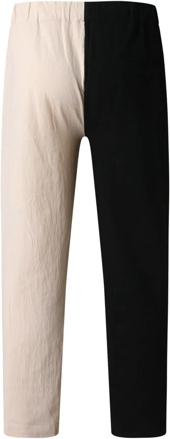 Cargo Pants for Men Relaxed Fit Pants Thin Straight Leg Trousers Lightweight Multi-Pocket Men's Casual Cargo Pants