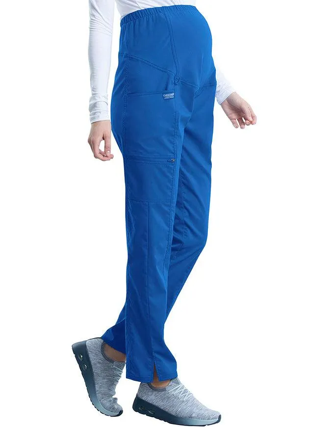 Cherokee Workwear Revolution Women's Slim Fit Maternity Petite Pant