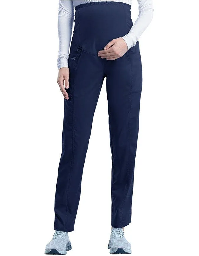 Cherokee Workwear Revolution Women's Slim Fit Maternity Petite Pant