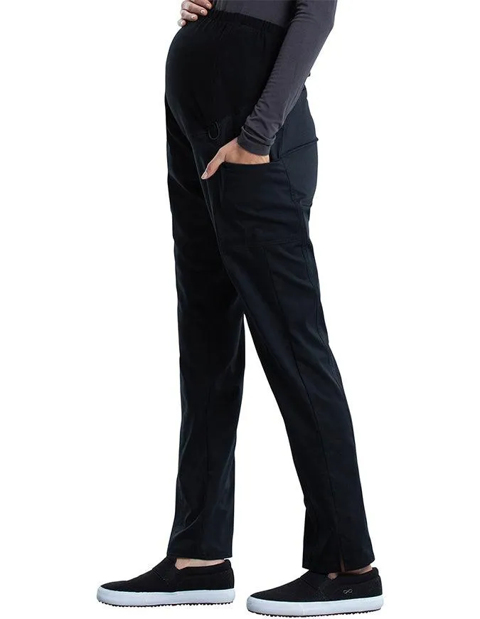 Cherokee Workwear Revolution Women's Slim Fit Maternity Petite Pant