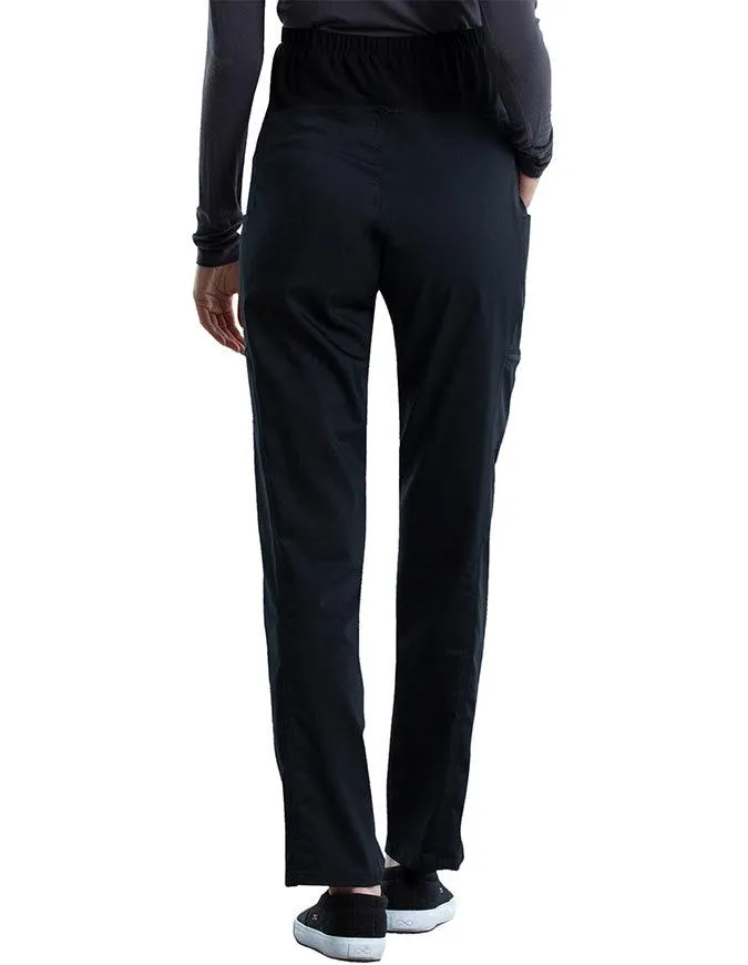 Cherokee Workwear Revolution Women's Slim Fit Maternity Petite Pant