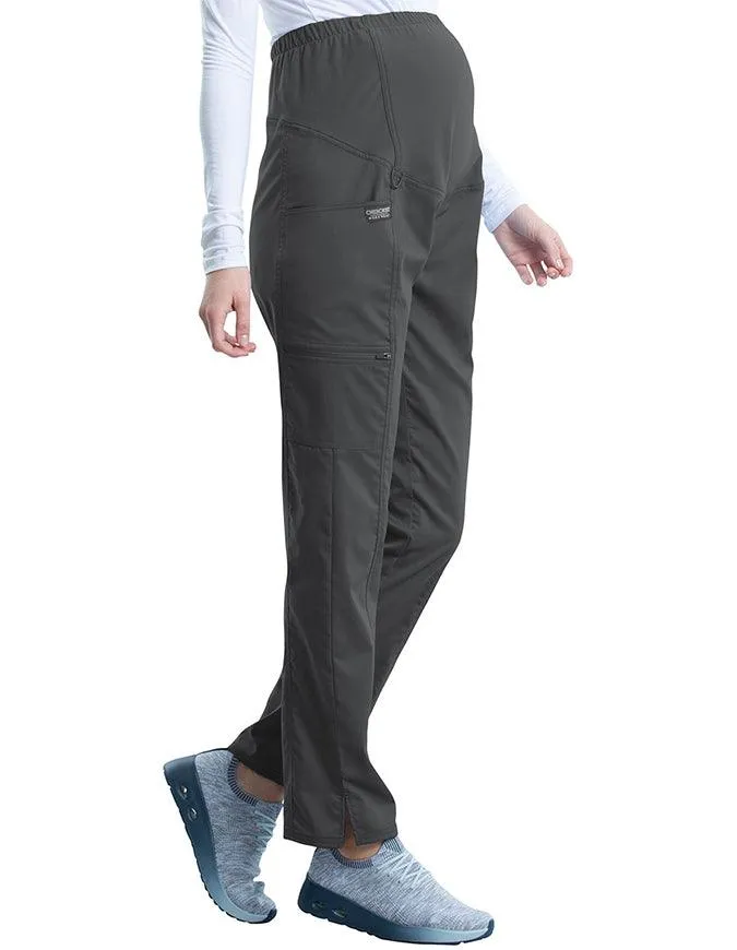 Cherokee Workwear Revolution Women's Slim Fit Maternity Petite Pant
