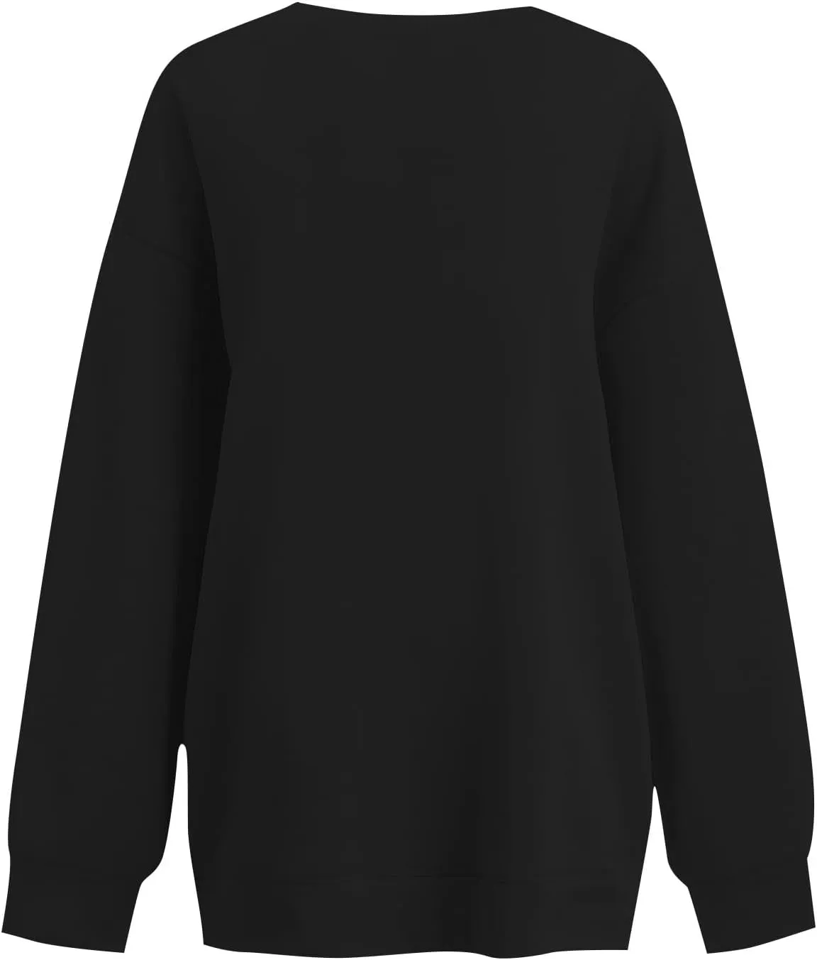 Crew Neck Sweatshirts Women Long Sleeve Fleece Oversized Sweatshirt Soft Lightweight Pullover Tops Trendy Winter Coat