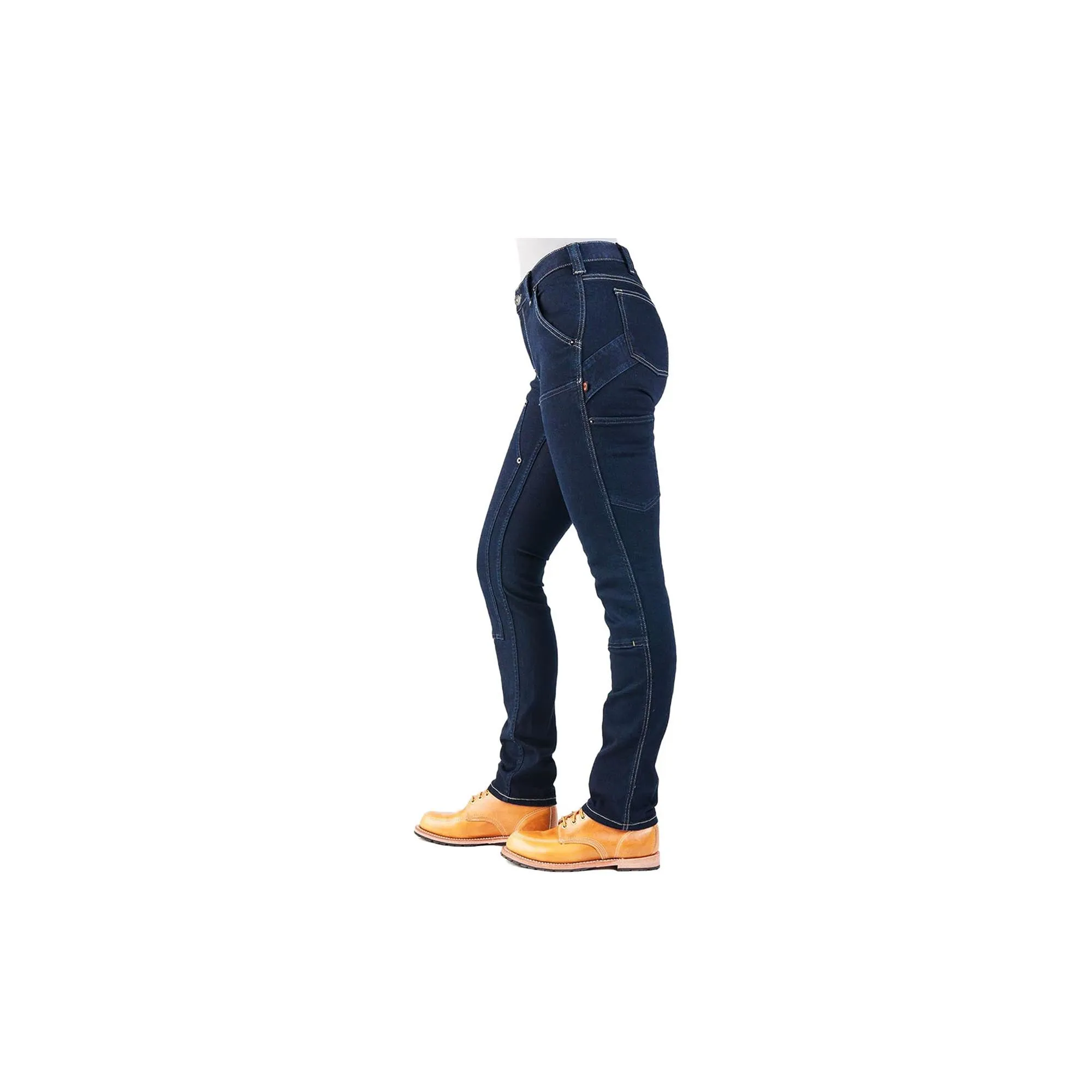 Womens Maven Slim Powerflex Indigo Denim Dovetail Workwear