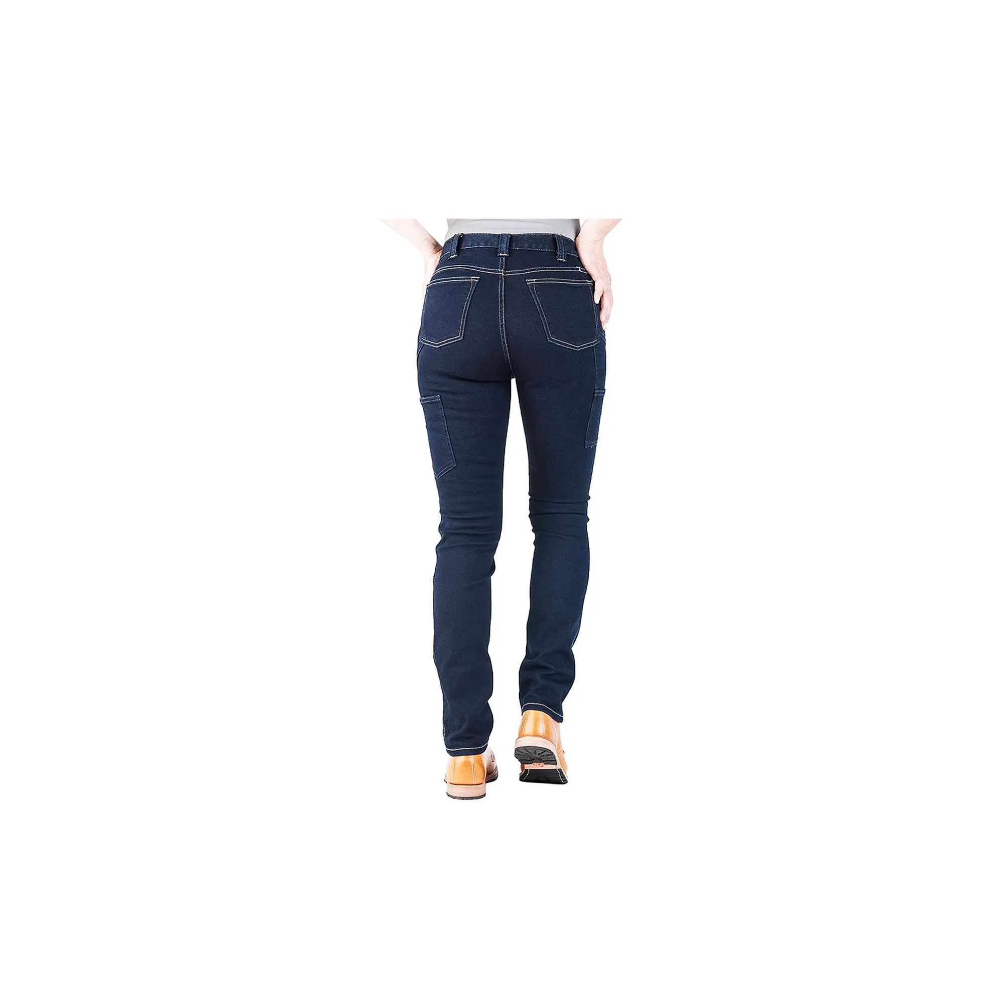 Womens Maven Slim Powerflex Indigo Denim Dovetail Workwear