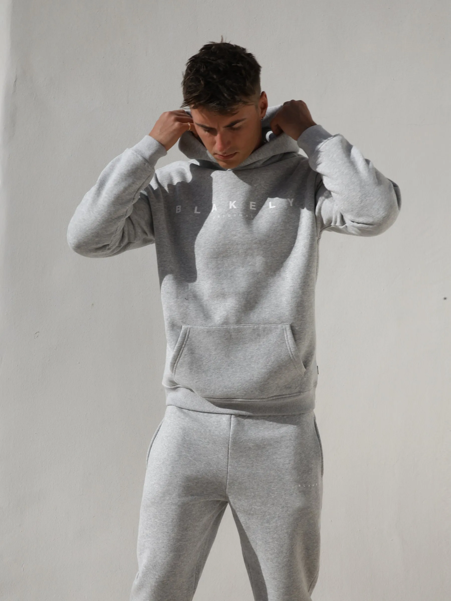 Evolved Relaxed Hoodie - Marl Grey