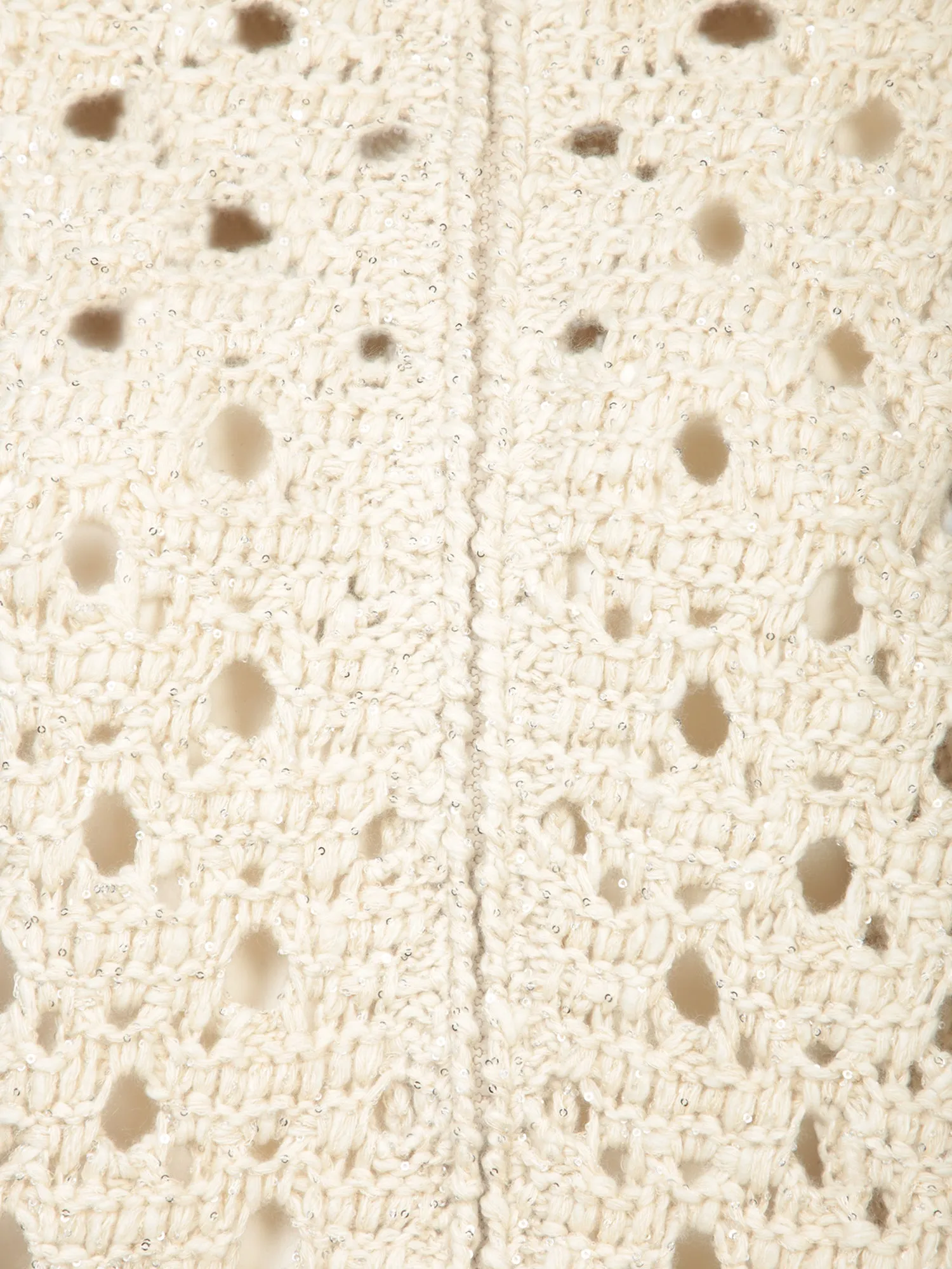Light Beige Zip Cardigan