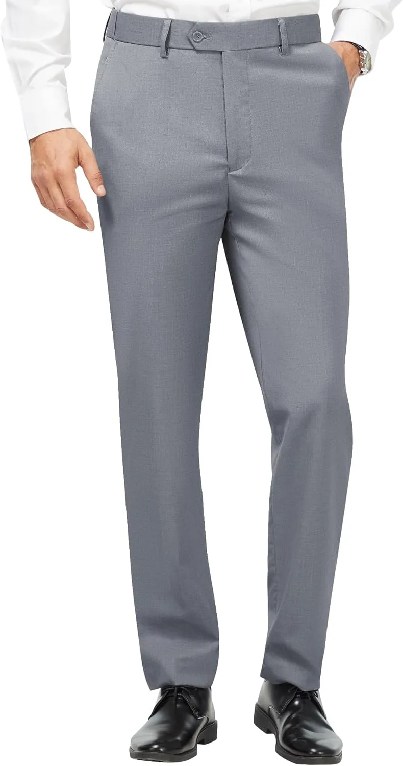 MAGE MALE Men's Slim Fit Stretch Dress Pants Stylish Suit Pants Dress Slacks