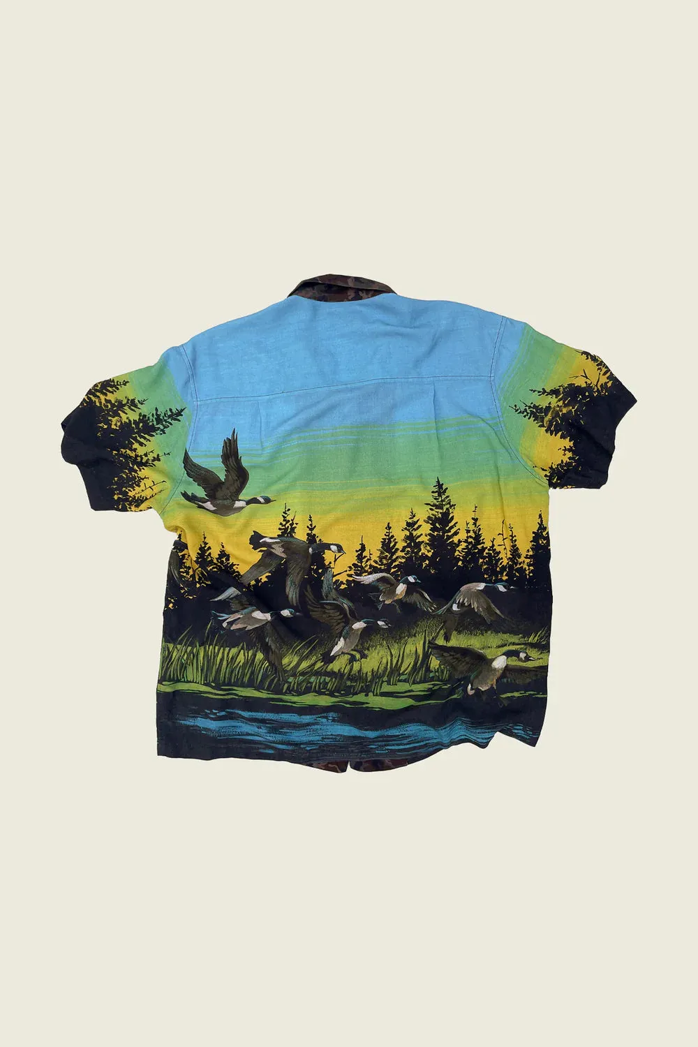 PHIPPS OVERSIZED BOWLING SHIRT LAKE POSTER PRINT