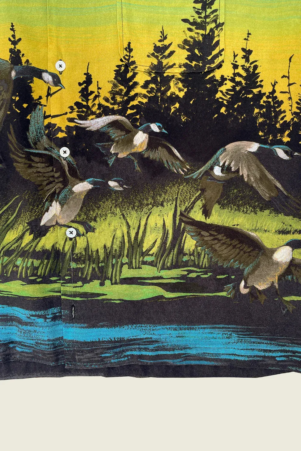 PHIPPS OVERSIZED BOWLING SHIRT LAKE POSTER PRINT