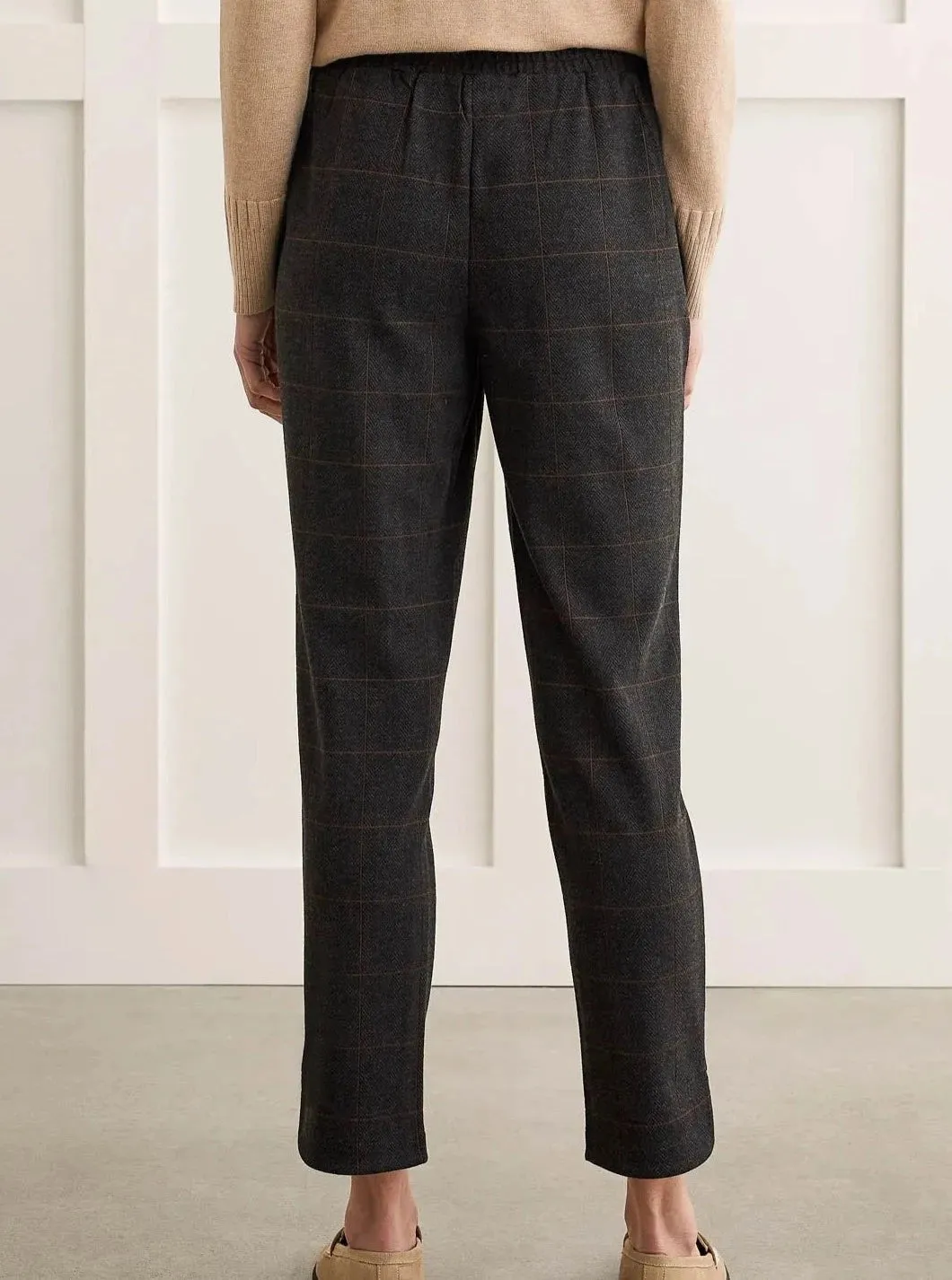 Pull On Ankle Pant W/ Rounded Hem [Baked Clay-1066O]