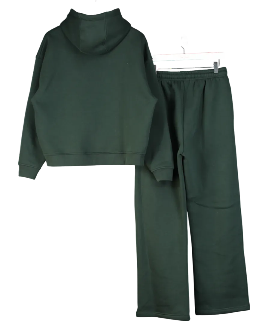 Six Stories Green Relaxed Hoodie And Relaxed Sweatpants UK M