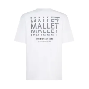 Strobe Tee White Black Organic