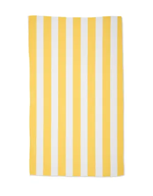 Summer Bold Yellow Tea Towel