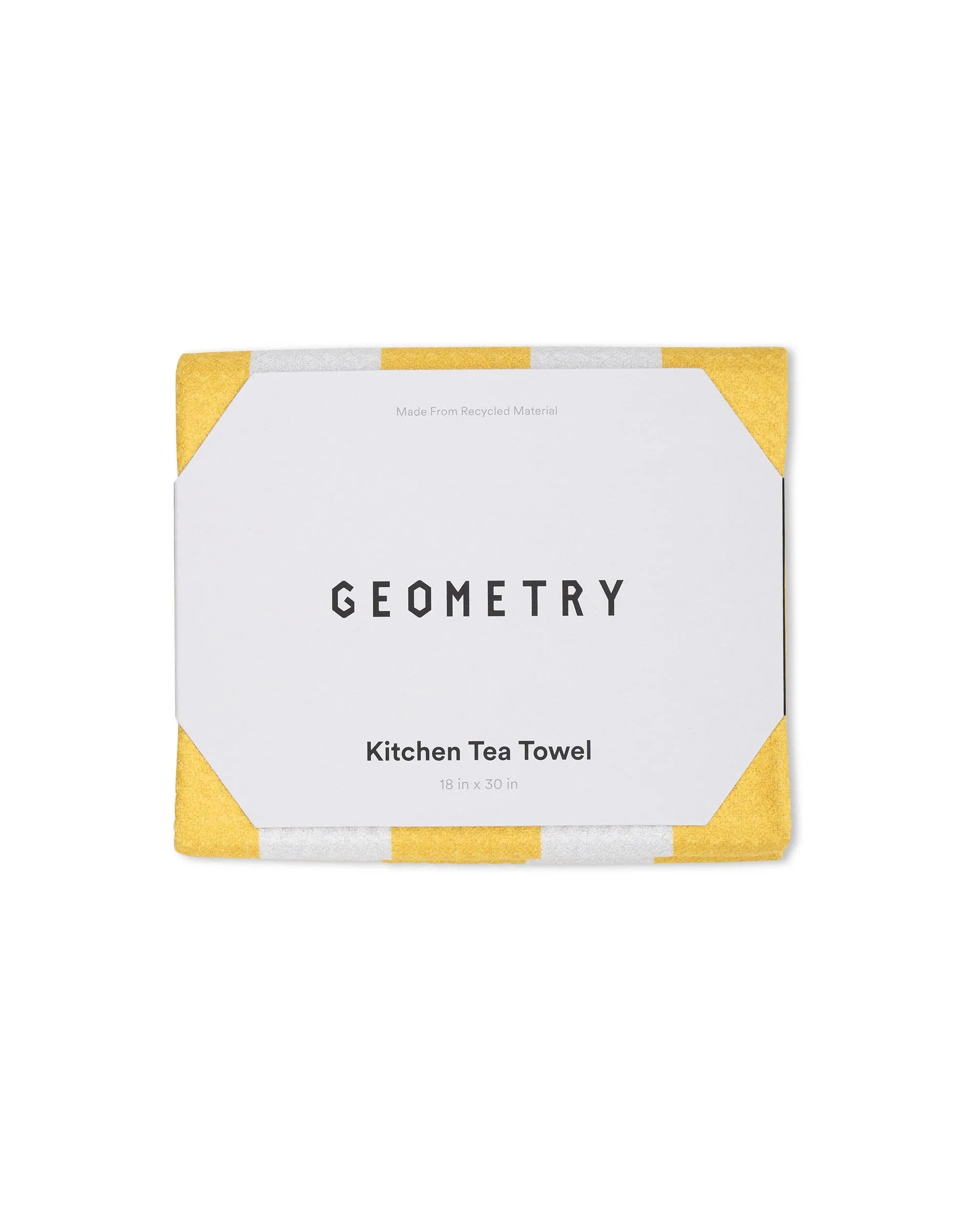 Summer Bold Yellow Tea Towel