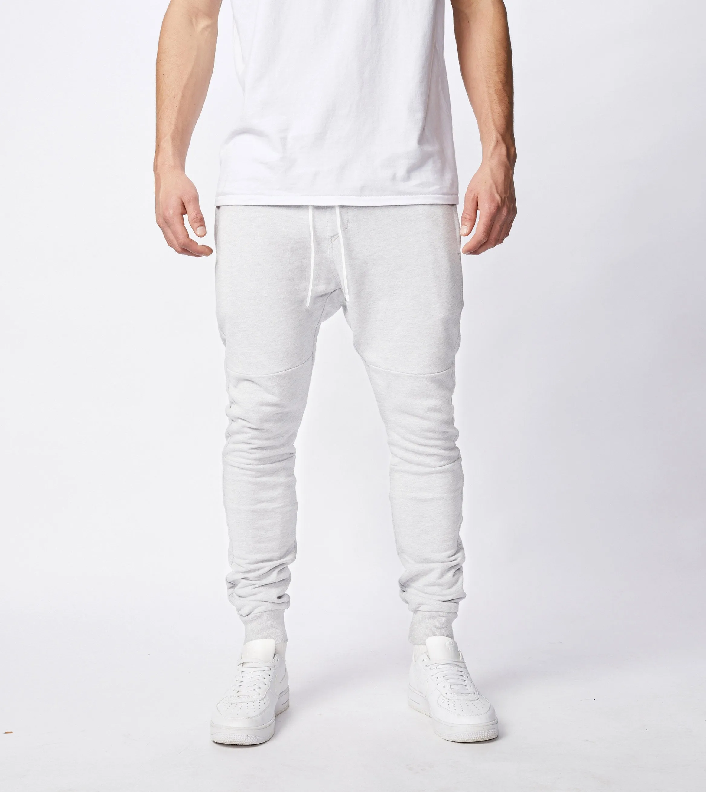 Sureshot Fleece Jogger White Marle