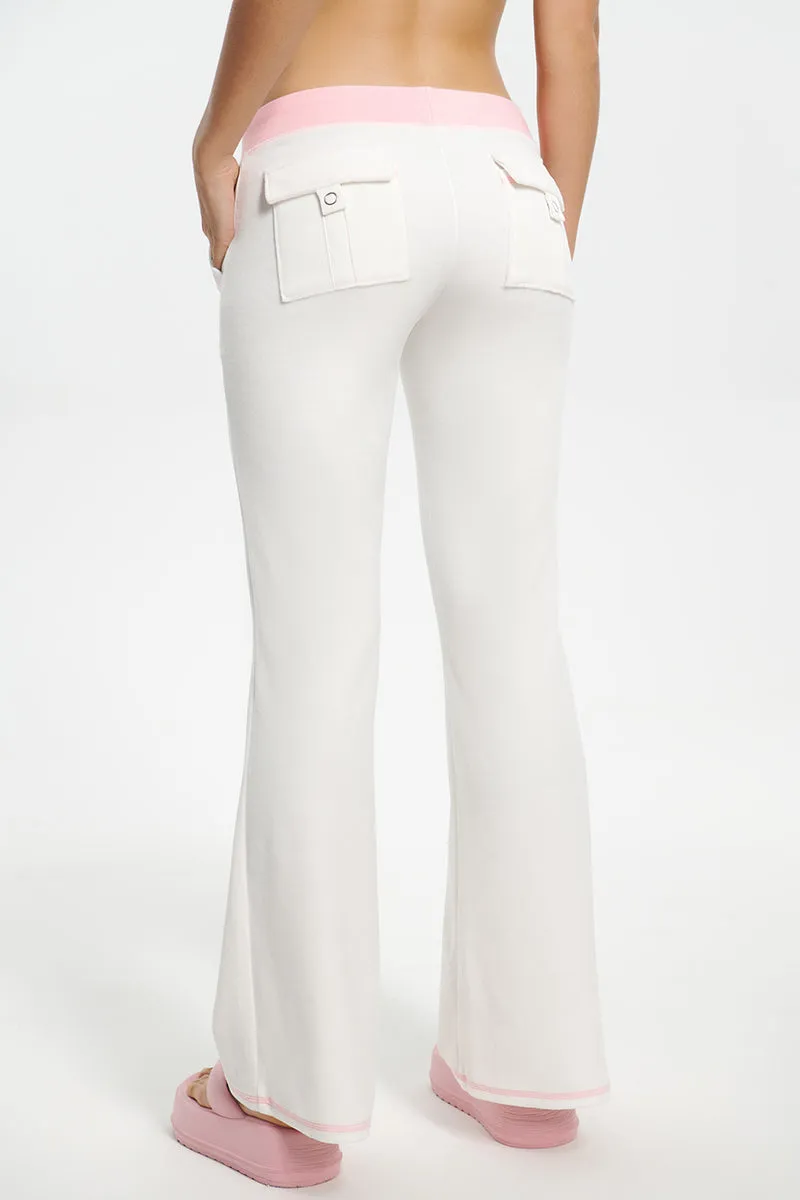 Sweetheart Cotton Velour Track Pants