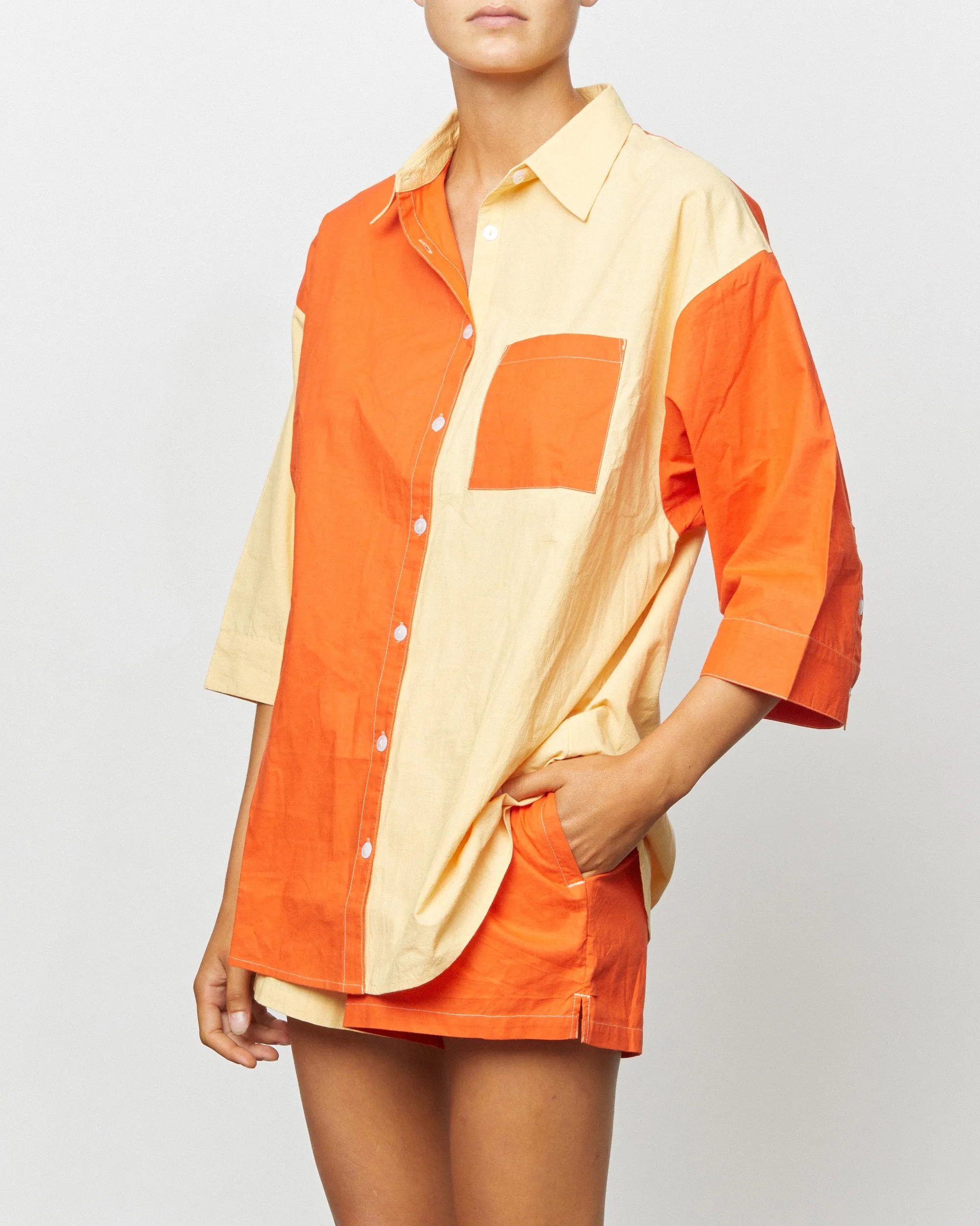 The Vacay Short - Vermillion