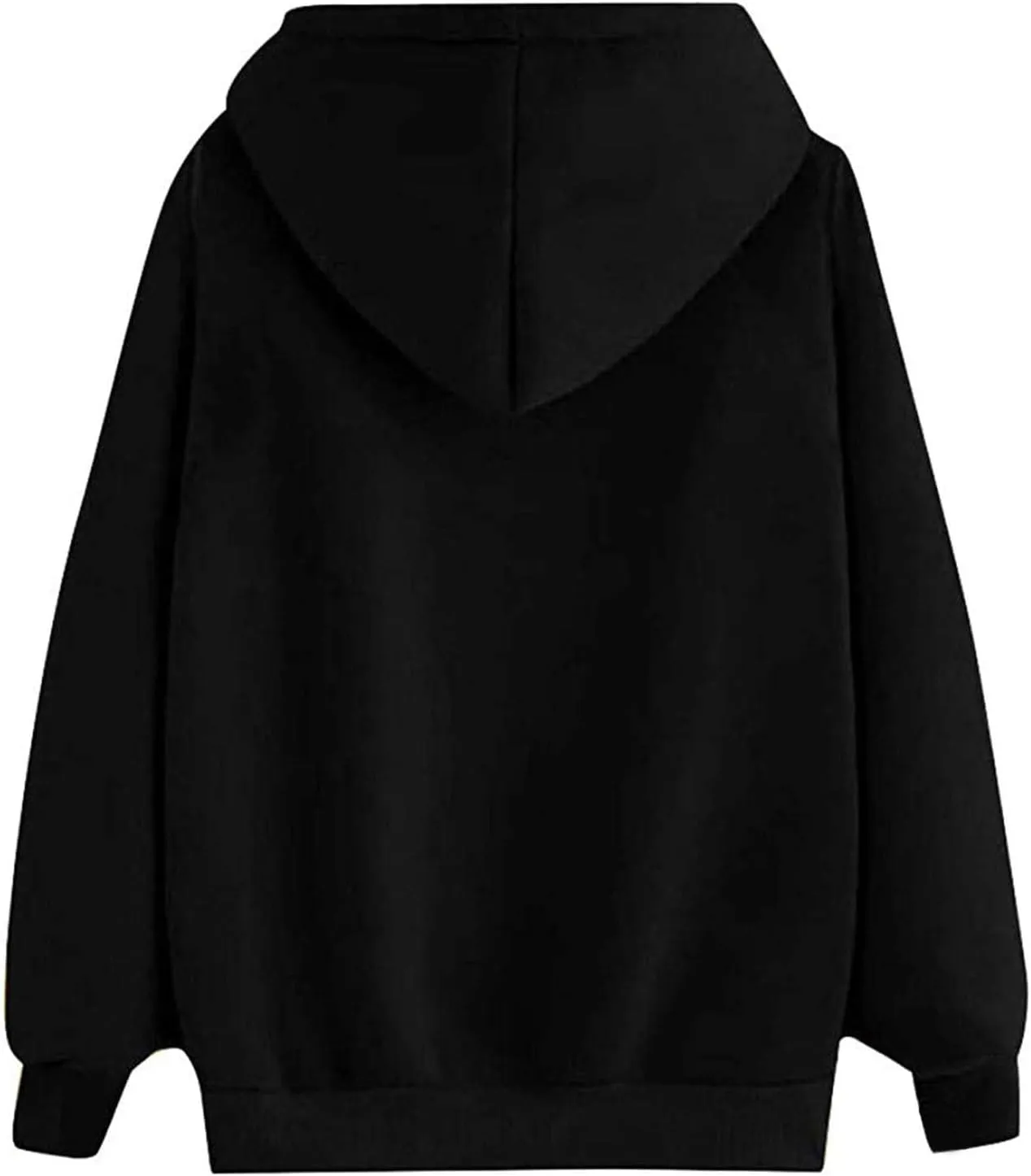 Womens Fashion Graphic Hoodies Long Sleeve Heart Print Drawstring Pocket Loose Fitted Casual Sweatshirt Pullover Tops