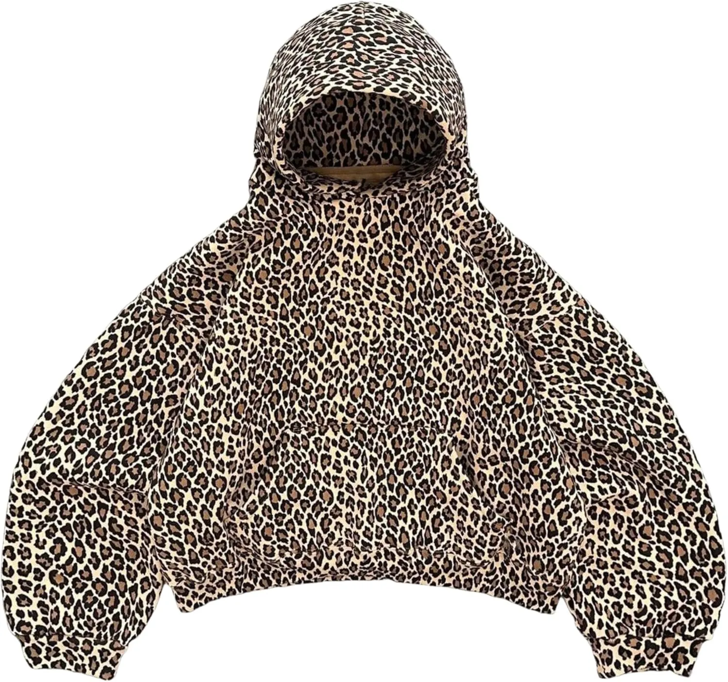 Y2k Women Oversized Zip Up Hoodies Vintage Grunge Jackets Streetwear Graphic Camo Cheetach Print Hoodie Trendy